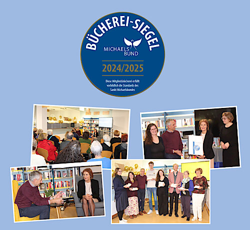 Stadtbibliothek Puchheim – Ausgezeichnet mit dem Goldenen Bücherei-Siegel des Sankt Michaelsbunds
